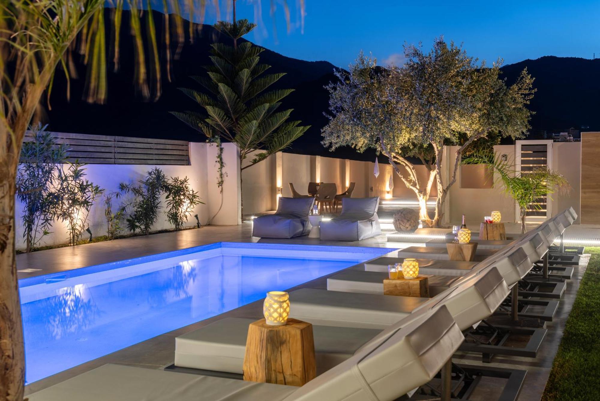 Hypnosis Beachside Villa With Private Heated Pool Георгиуполис Экстерьер фото