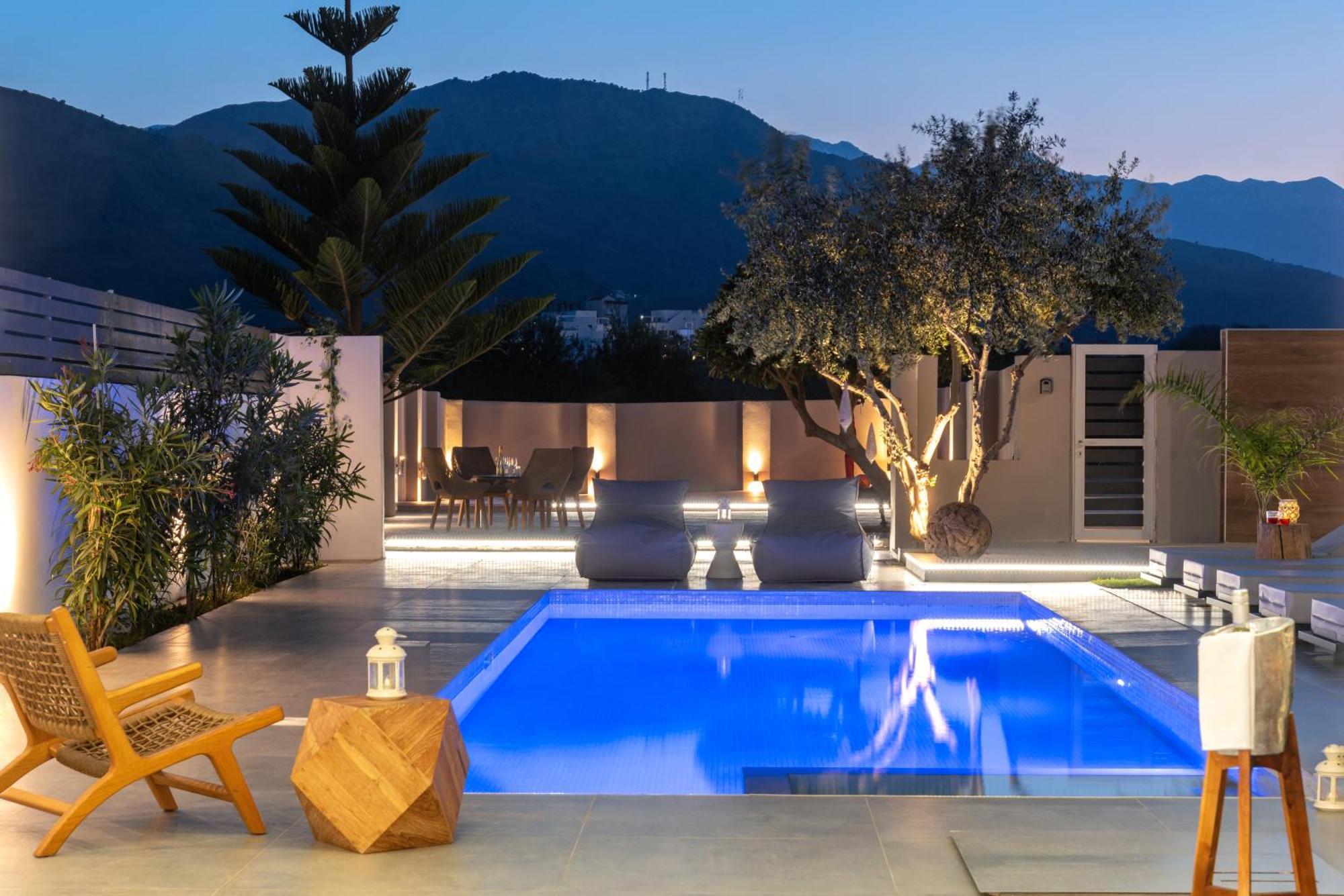 Hypnosis Beachside Villa With Private Heated Pool Георгиуполис Экстерьер фото